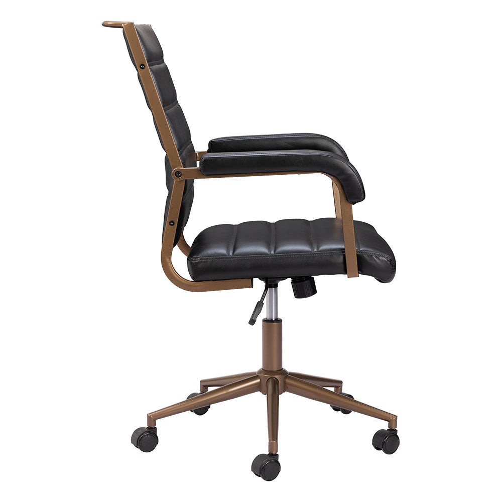 AUCTION OFFICE CHAIR VINTAGE BLACK