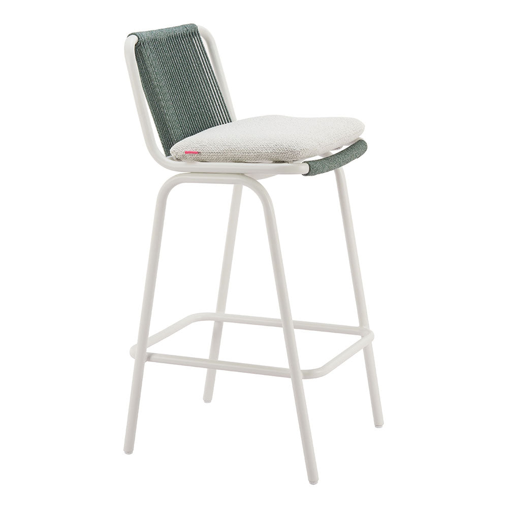 LUFT BARSTOOL WHITE & GREEN
