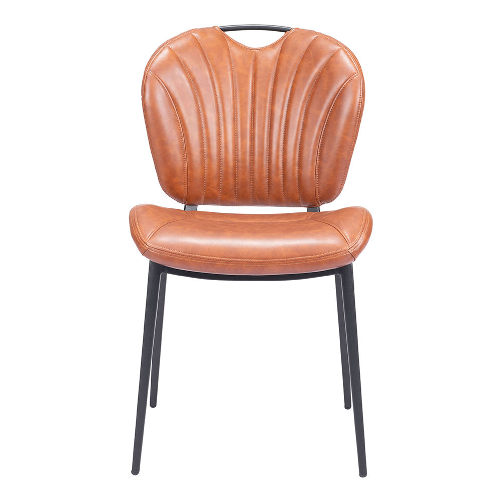 TERRENCE DINING CHAIR VINTAGE BROWN