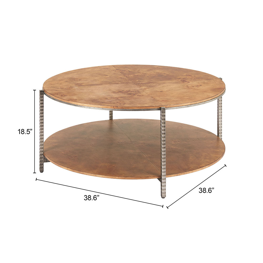 ADNA COFFEE TABLE BROWN
