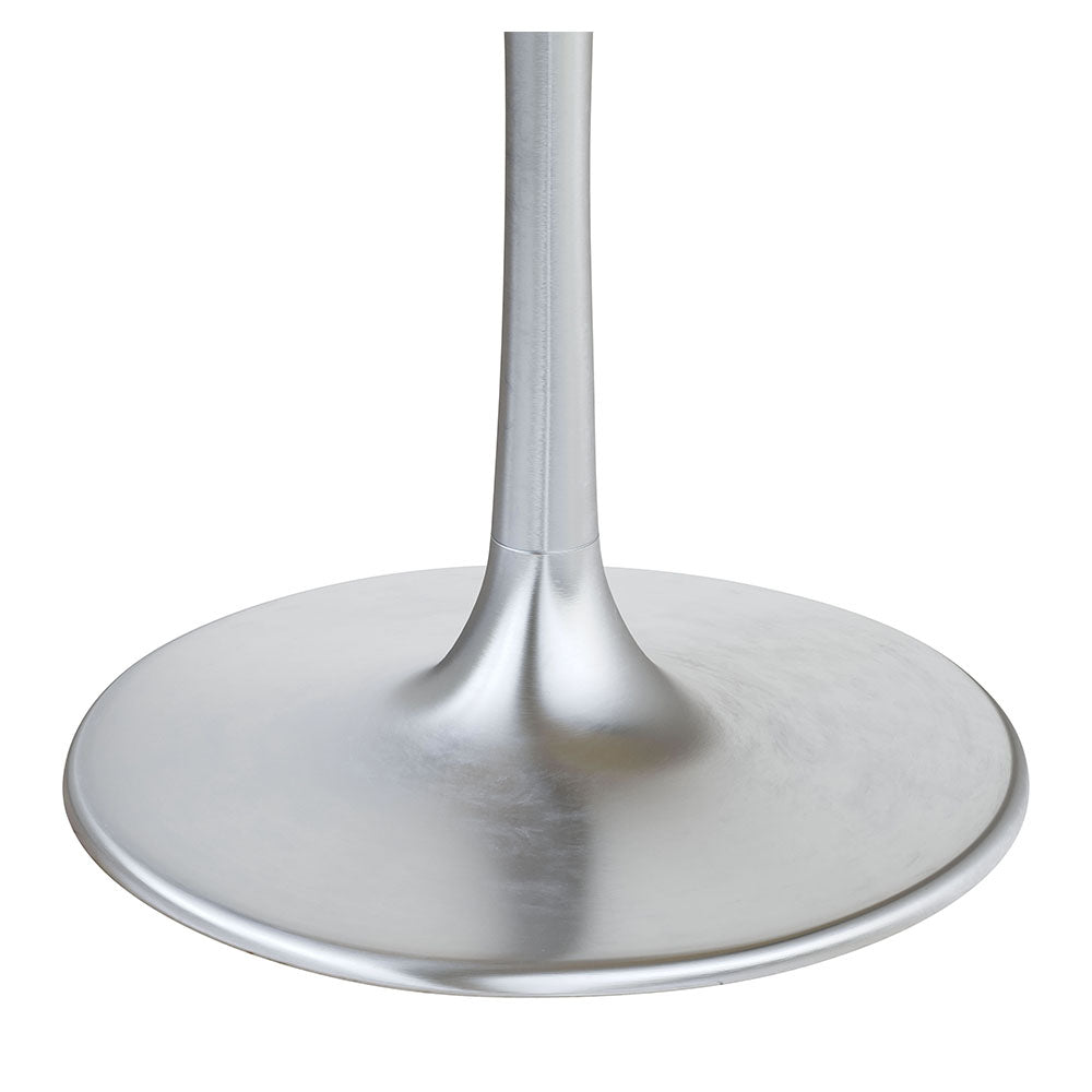 METROPOLIS DINING TABLE GRAY & SILVER
