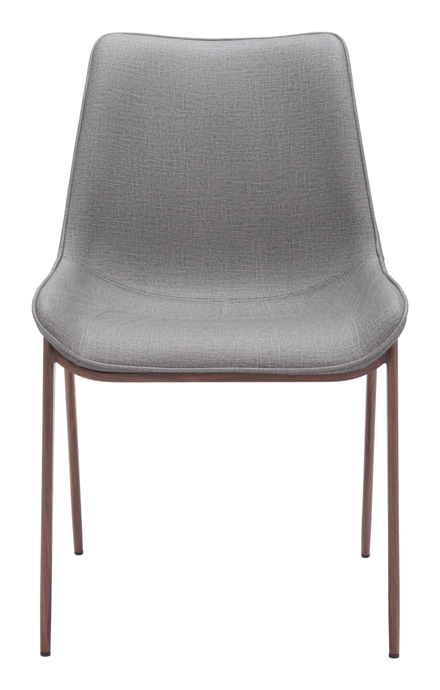 MAGNUS DINING CHAIR SLATE GRAY & WALNUT