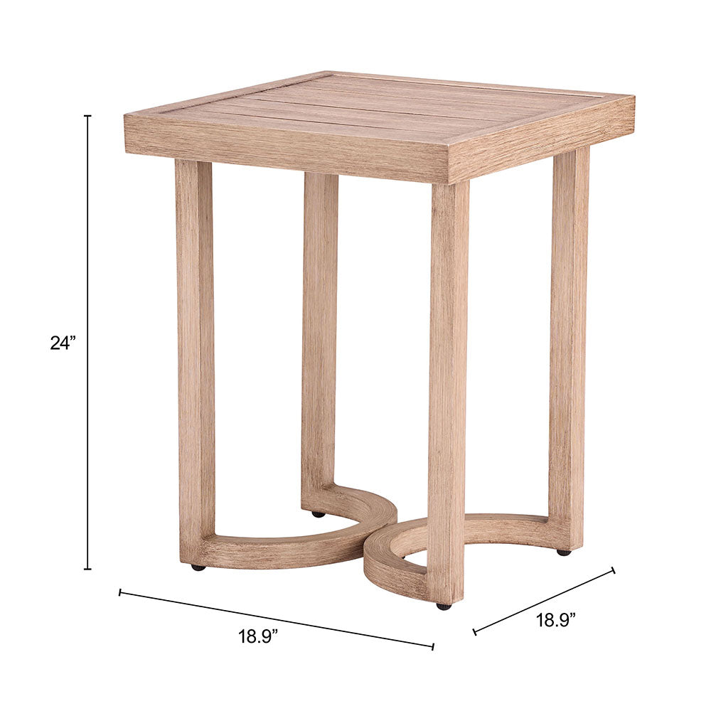 LETO SIDE TABLE BROWN