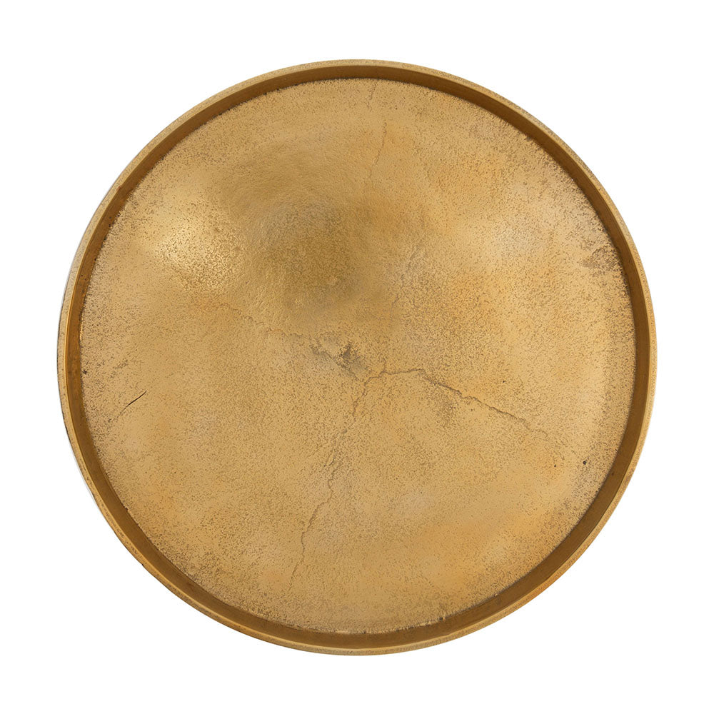 COMO ACCENT TABLE SET ANTIQUE GOLD