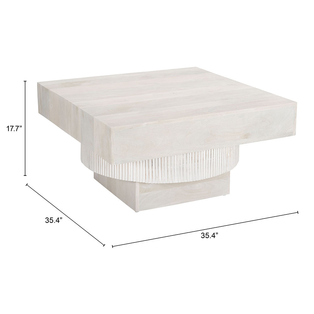 TRANI COFFEE TABLE WHITEWASHED