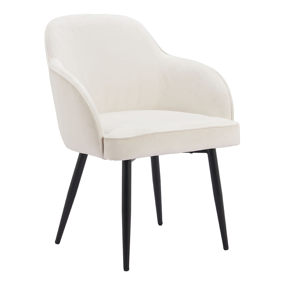 JOLIE DINING CHAIR IVORY