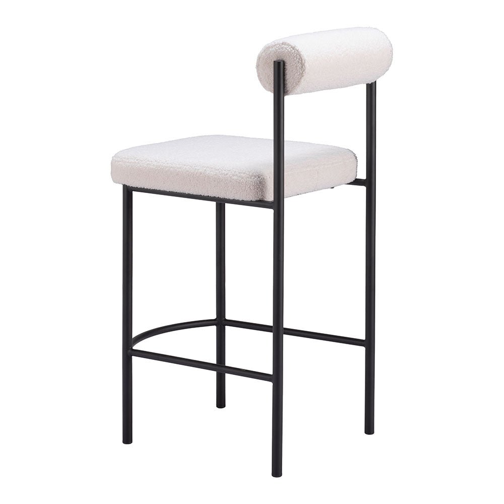 LIVORNO COUNTER STOOL IVORY