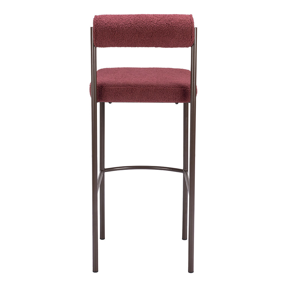 LIVORNO BARSTOOL RED & BRONZE