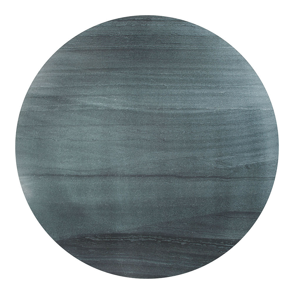 METROPOLIS DINING TABLE GRAY & SILVER
