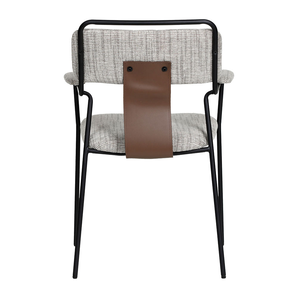 COUVA DINING CHAIR GRAY TWEED