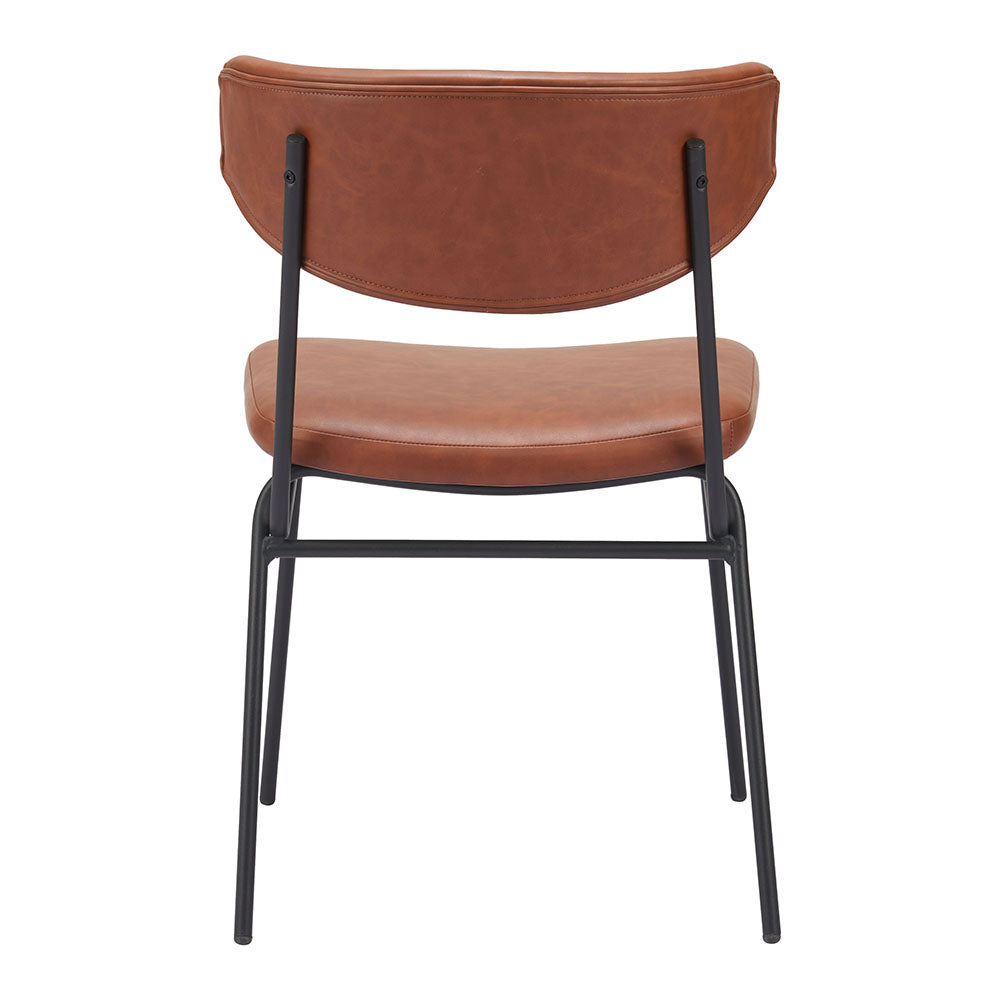 CHARON DINING CHAIR VINTAGE BROWN