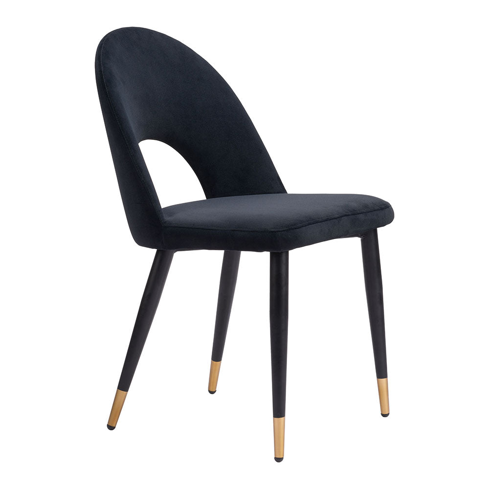 MENLO DINING CHAIR BLACK