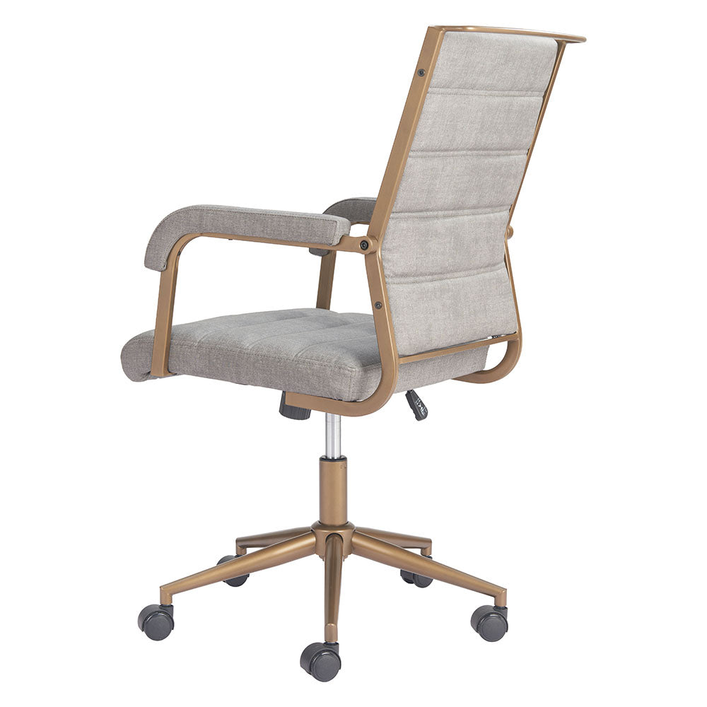 AUCTION OFFICE CHAIR GRAY