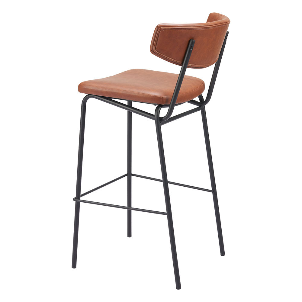 CHARON BARSTOOL VINTAGE BROWN