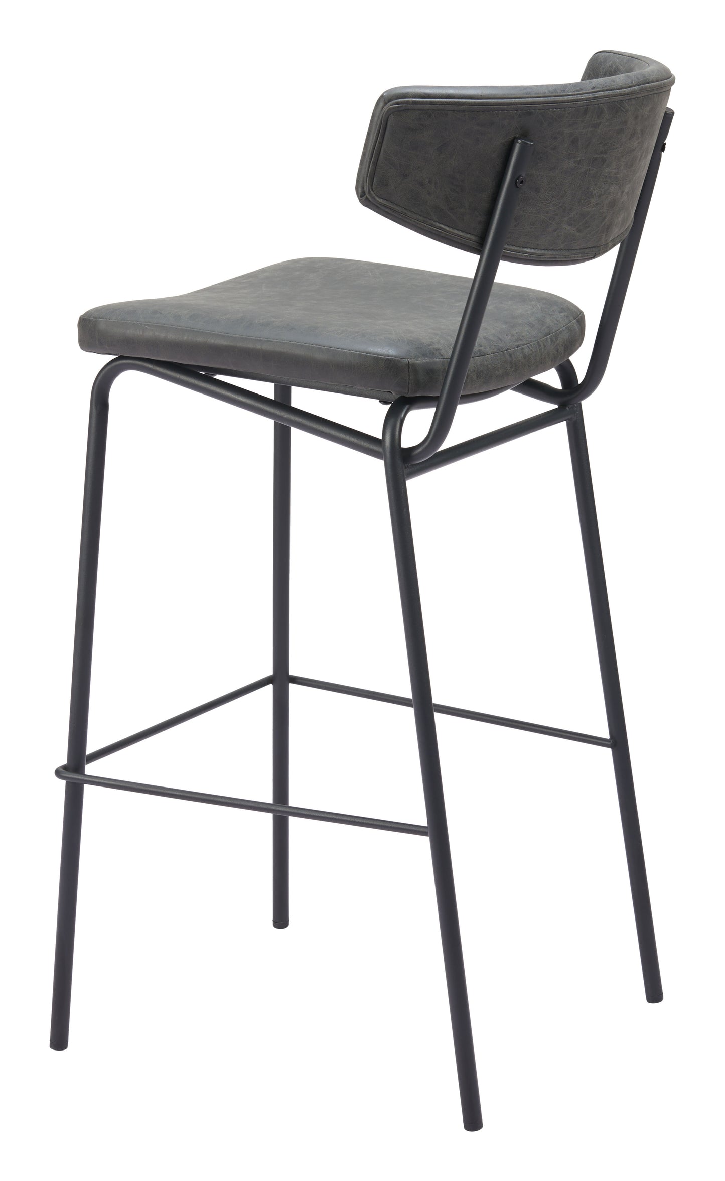 CHARON BARSTOOL VINTAGE BLACK