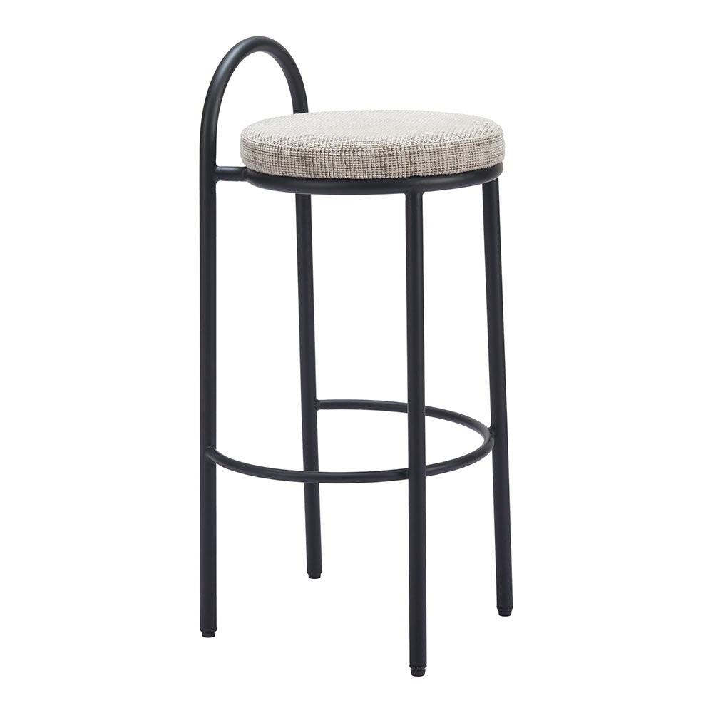 SISAL BARSTOOL BEIGE TWEED
