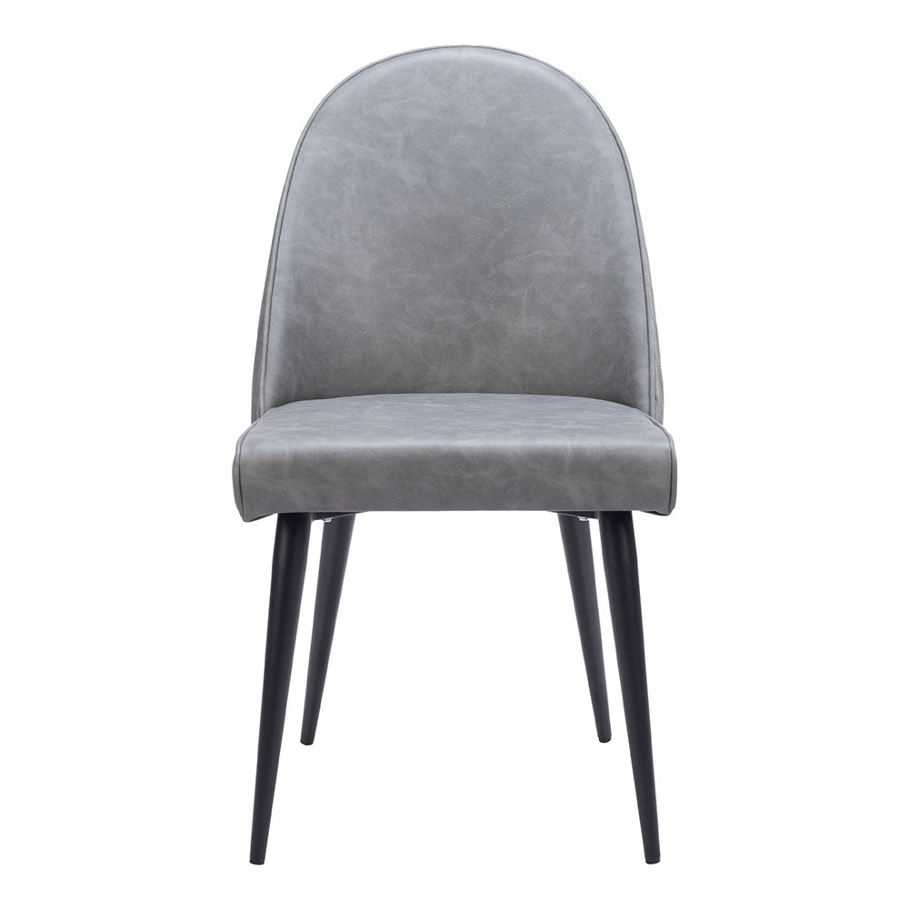 SILLOTH ARMLESS DINING CHAIR GRAY
