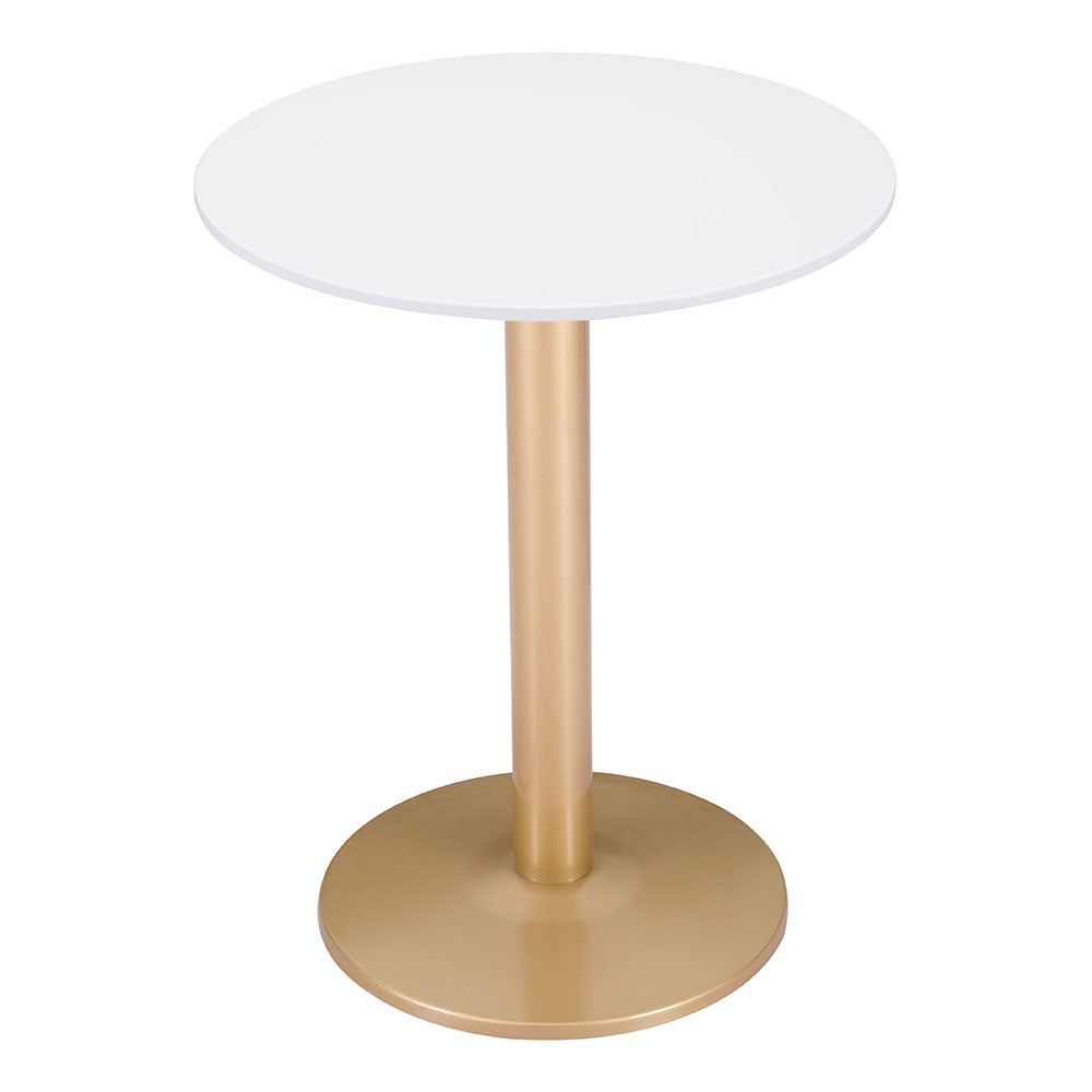 ALTO BISTRO TABLE WHITE & GOLD