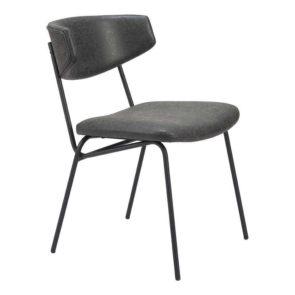 CHARON DINING CHAIR VINTAGE BLACK