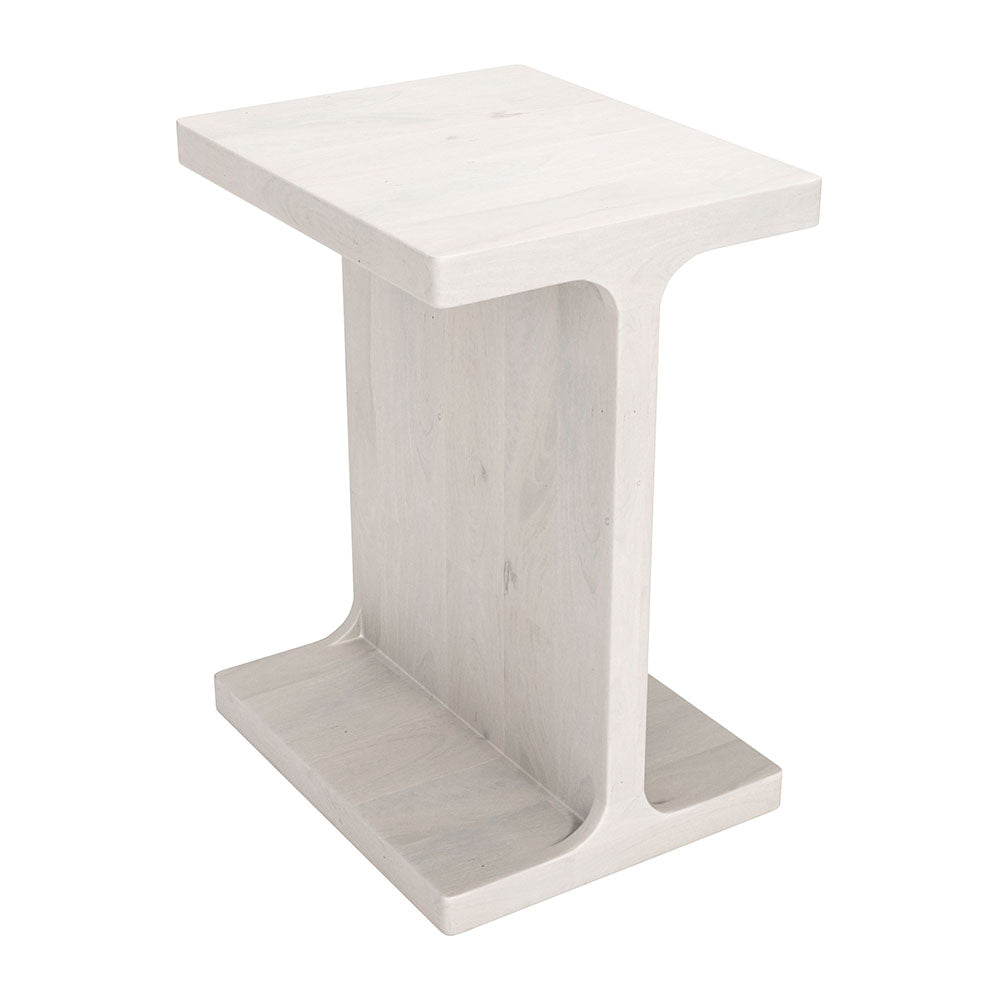 BAMA SIDE TABLE WHITEWASHED