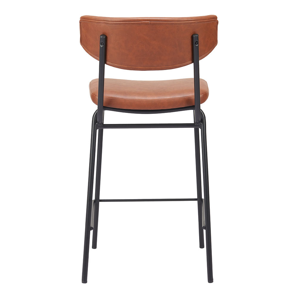 CHARON COUNTER STOOL VINTAGE BROWN