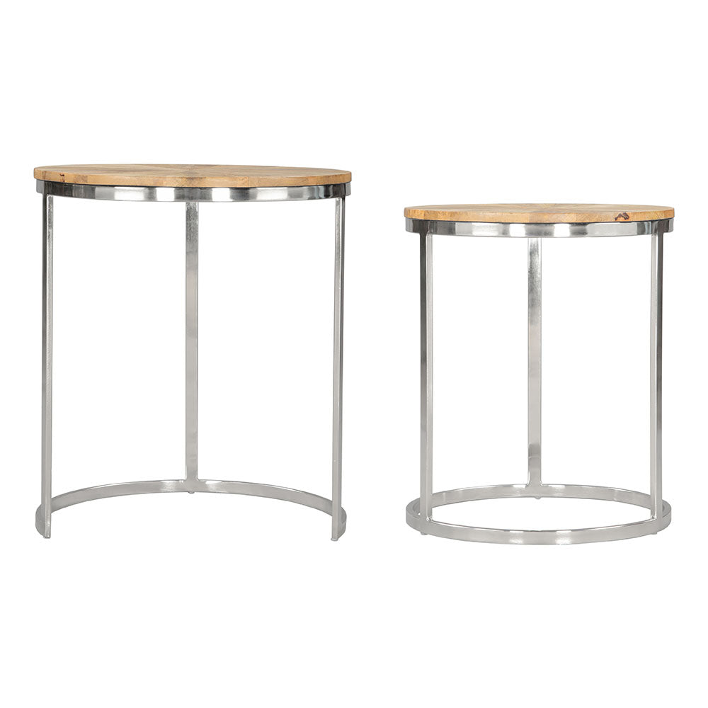 BARI NESTING TABLE SET NATURAL