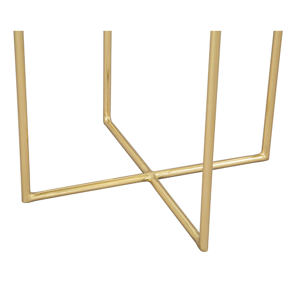 LOTUS SIDE TABLE GOLD