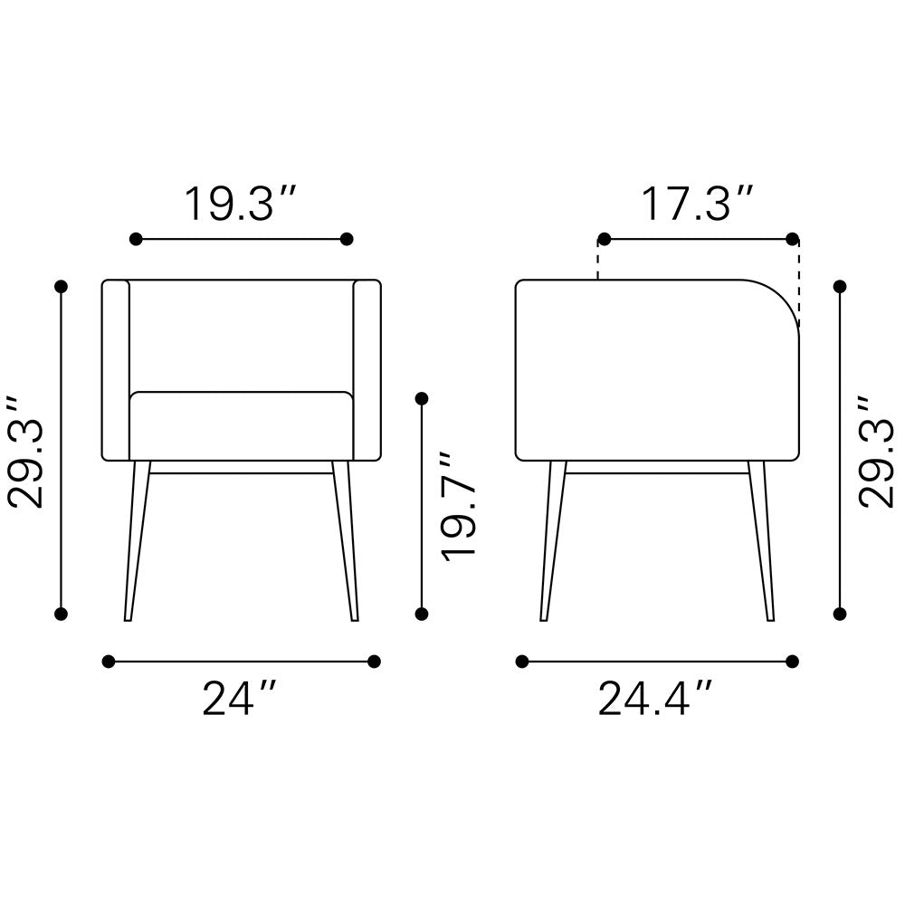 HORBAT DINING CHAIR BLACK