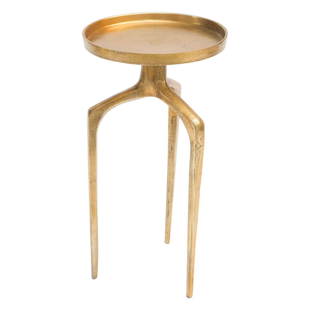 COMO ACCENT TABLE SET ANTIQUE GOLD