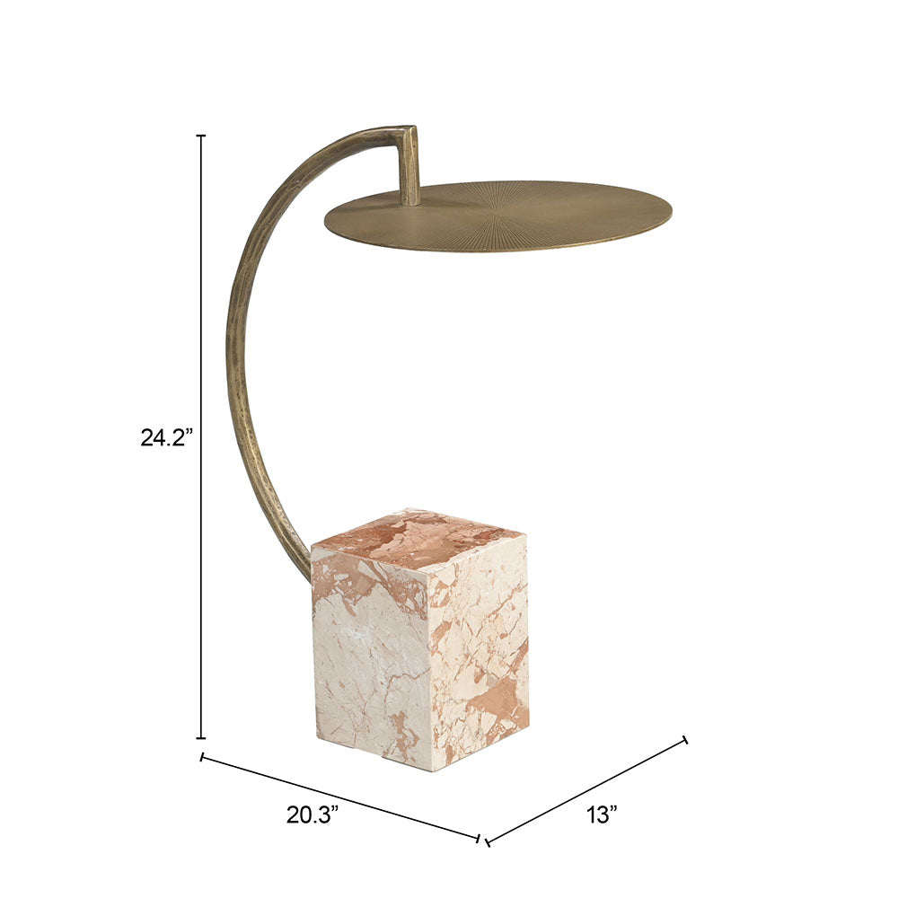 VOLER SIDE TABLE BRASS