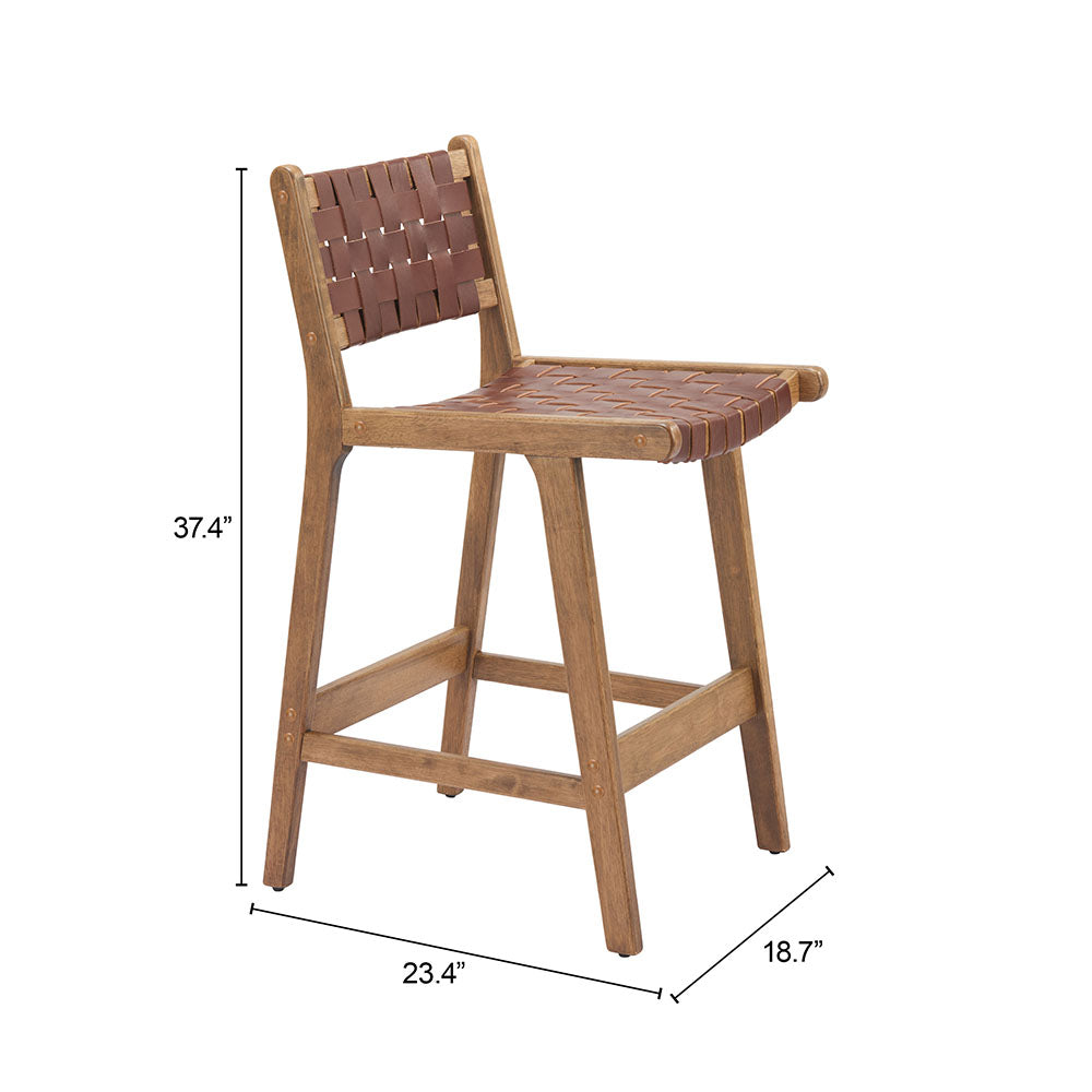 BANDONI COUNTER STOOL BROWN
