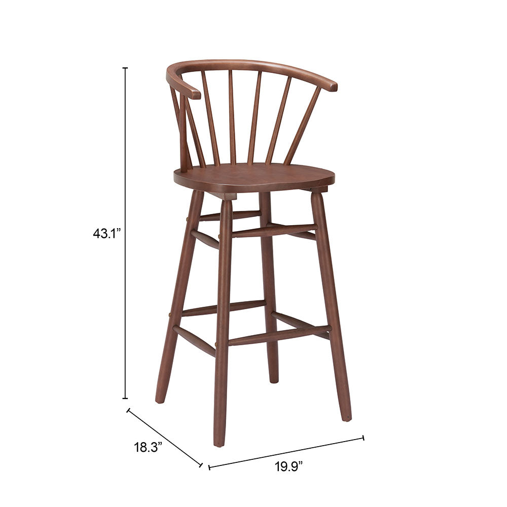 STENGER BARSTOOL WALNUT