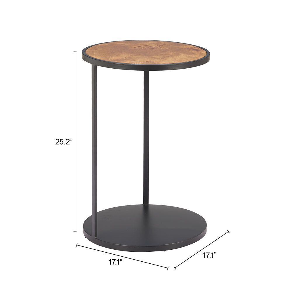 NODO SIDE TABLE BROWN & BLACK