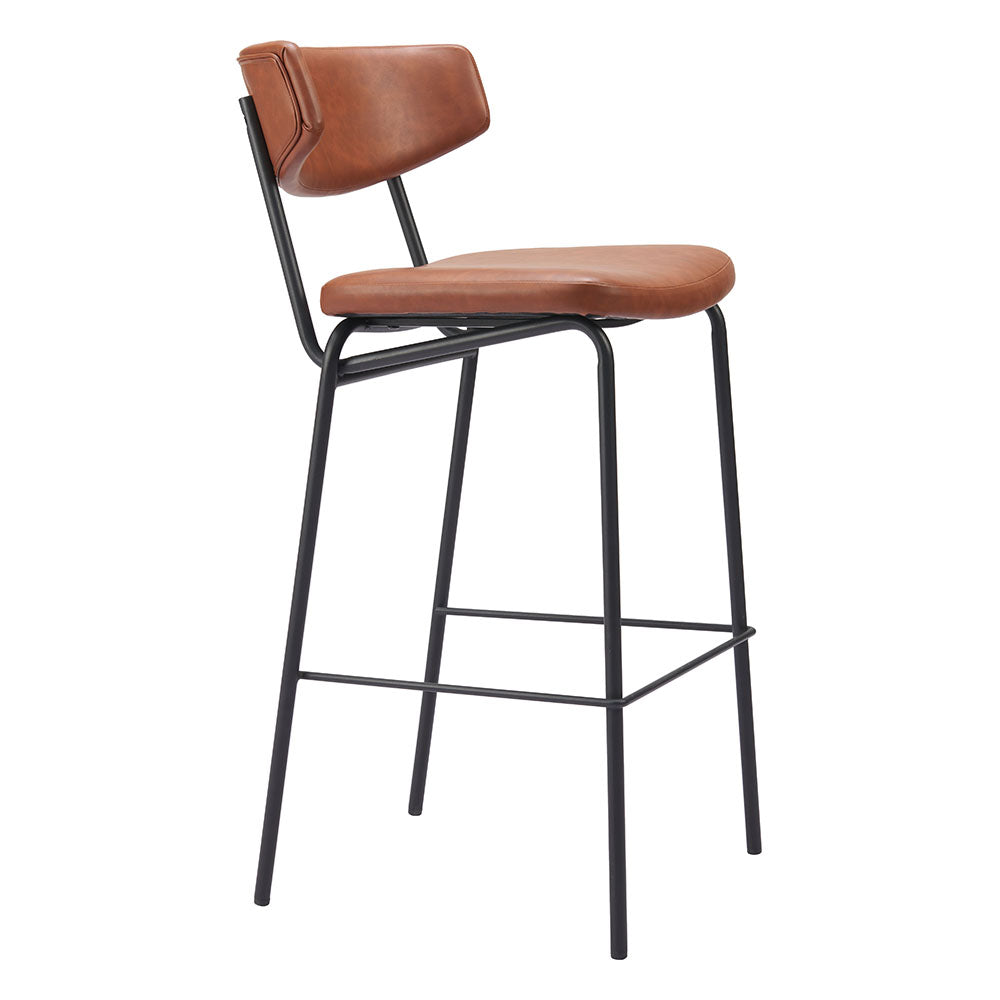 CHARON BARSTOOL VINTAGE BROWN