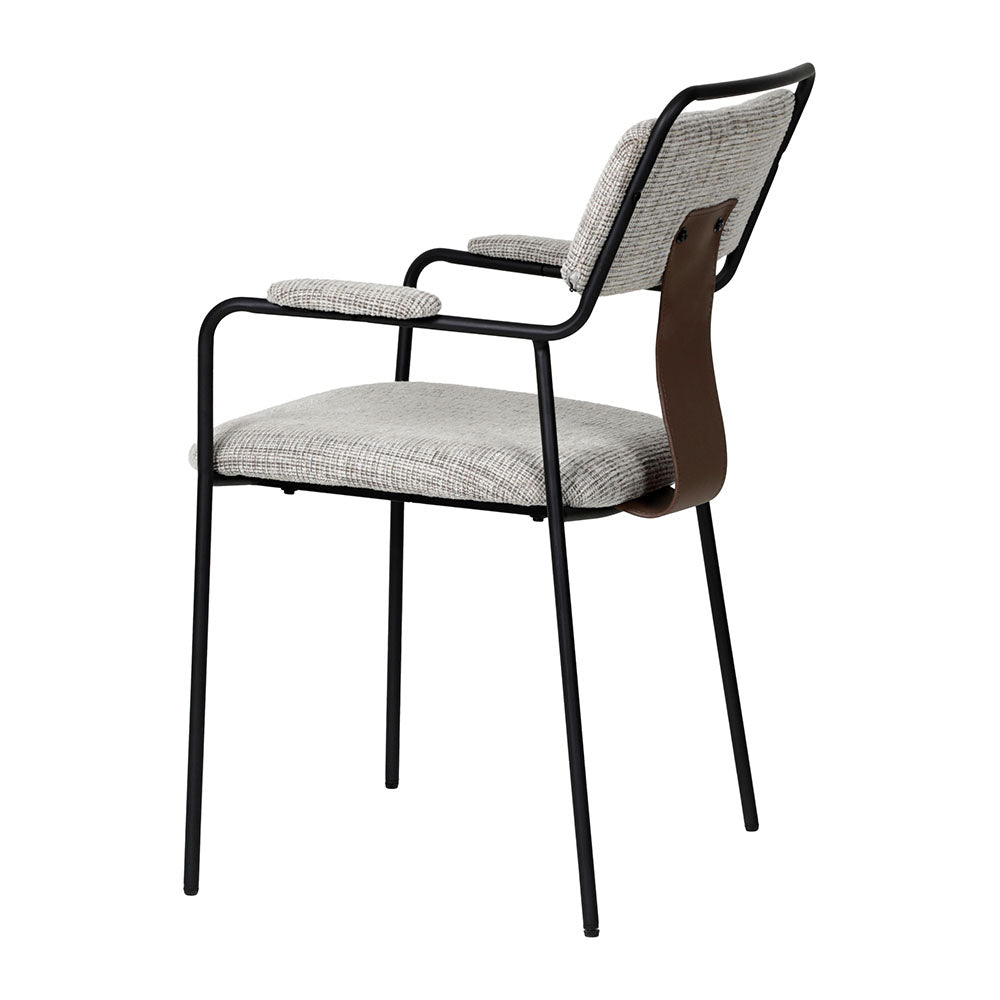 COUVA DINING CHAIR GRAY TWEED