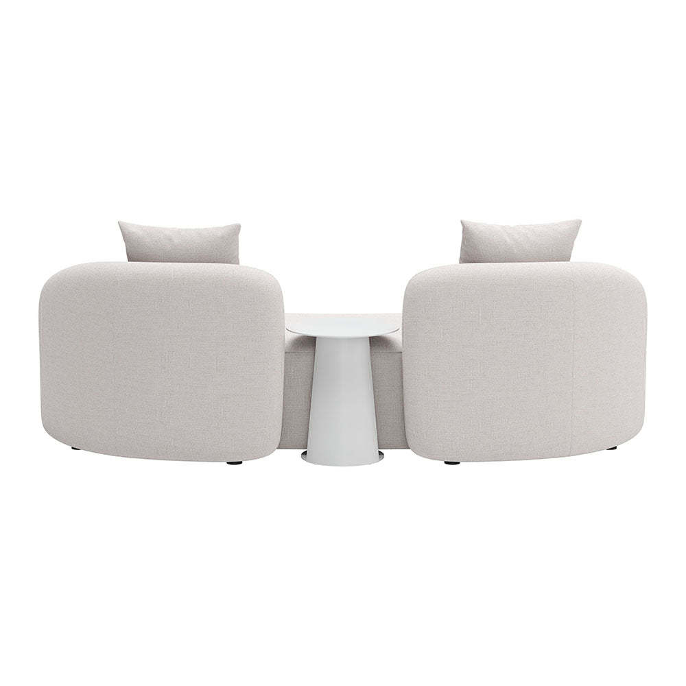 SUNNY ISLES LOVESEAT BEIGE