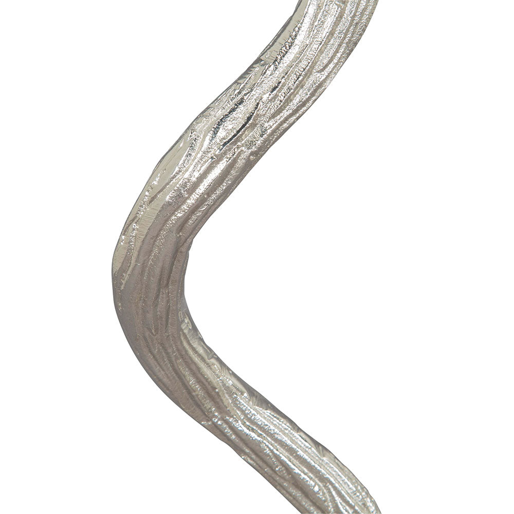 JOEL SIDE TABLE WHITE & SILVER