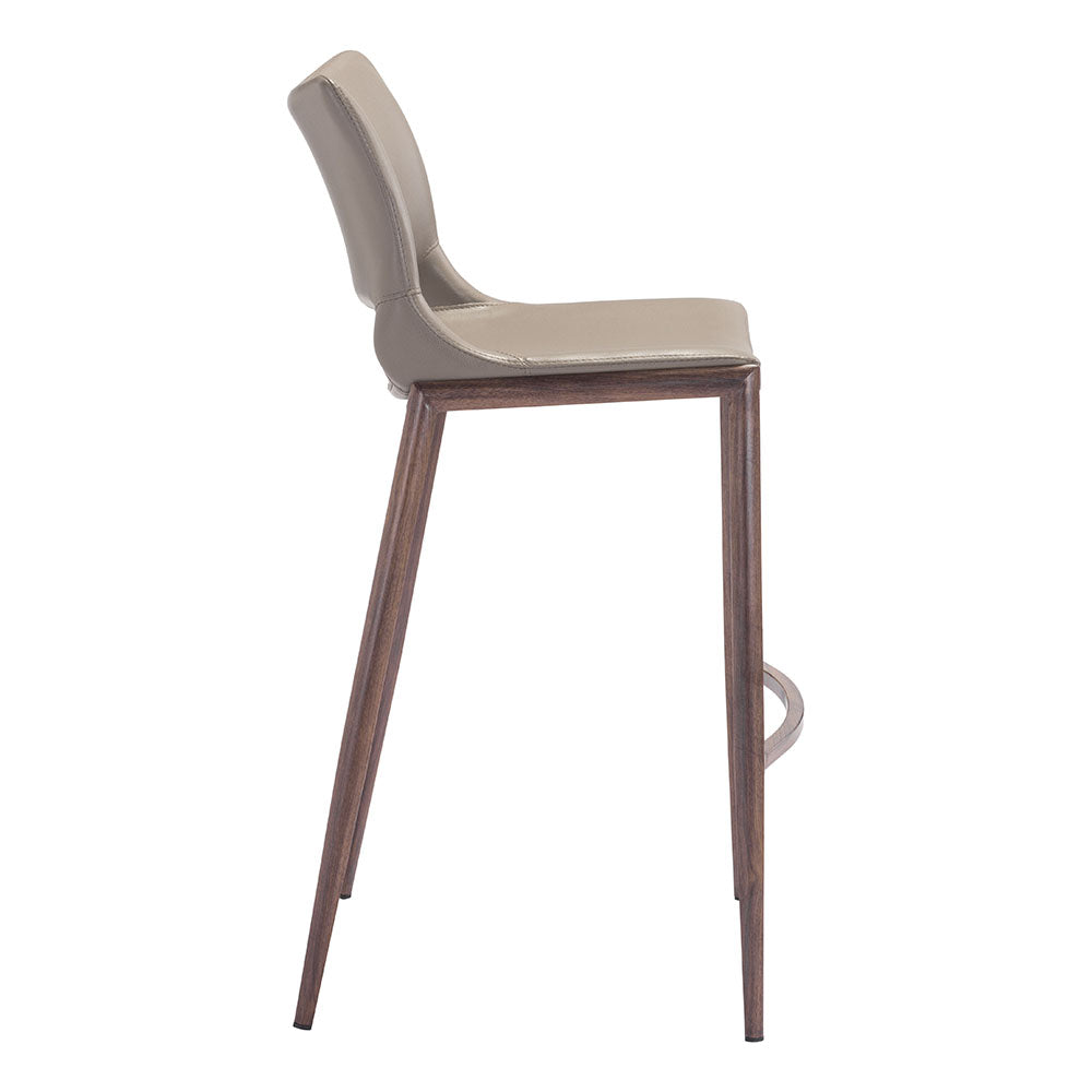 ACE BARSTOOL BROWN & WALNUT