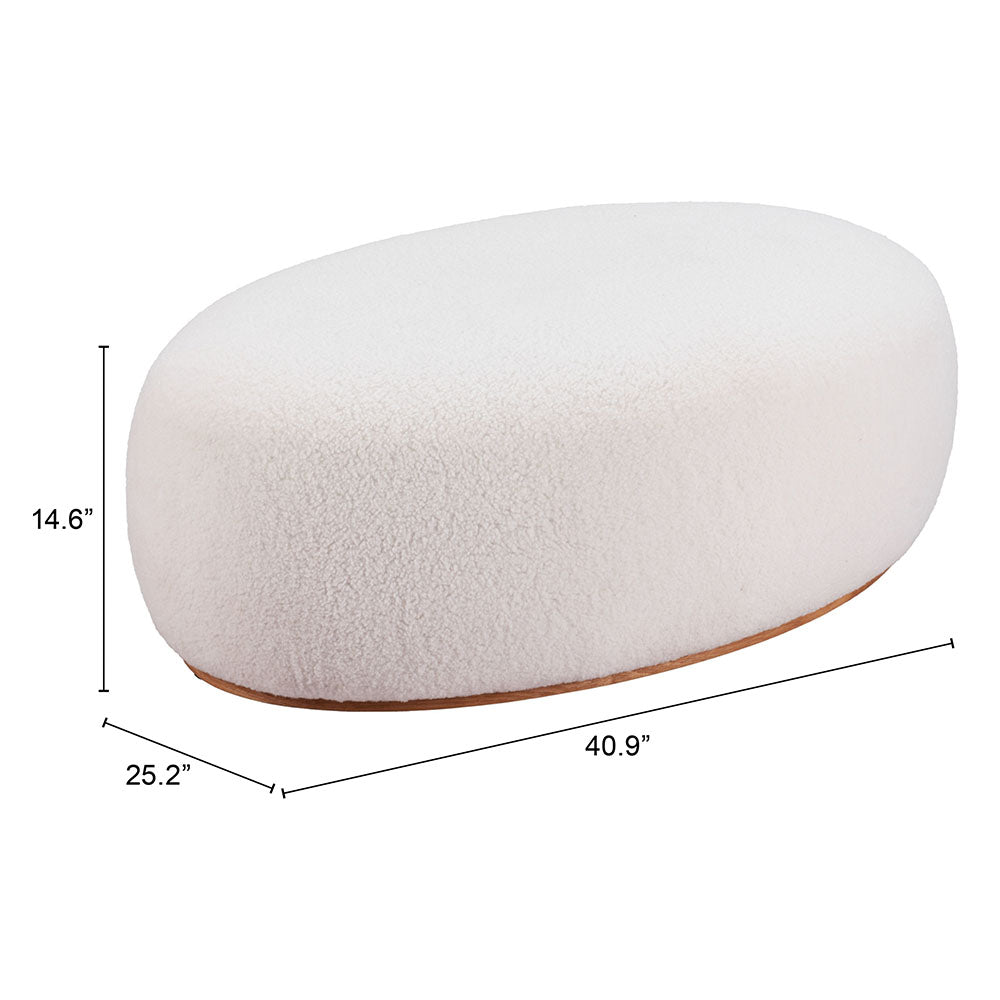 AMBER OTTOMAN CREAM