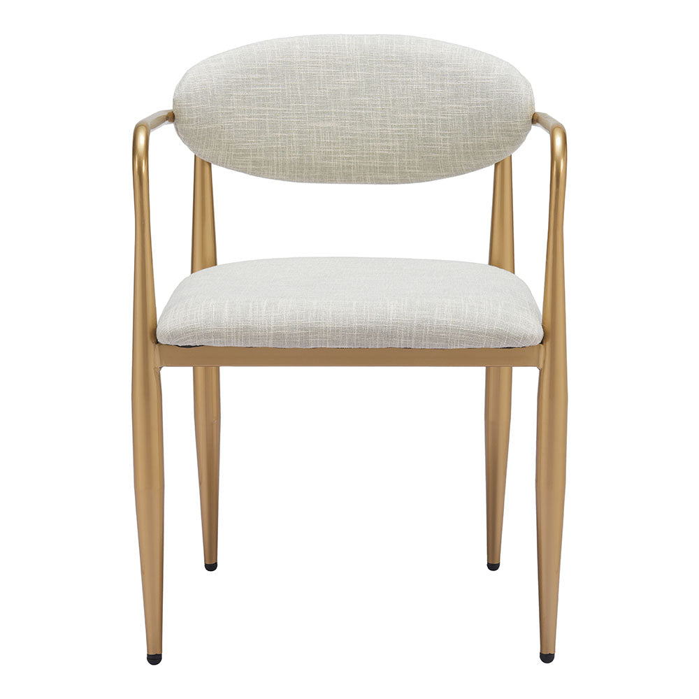 ZENS DINING CHAIR QUILL GRAY