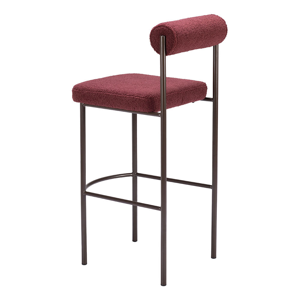 LIVORNO BARSTOOL RED & BRONZE
