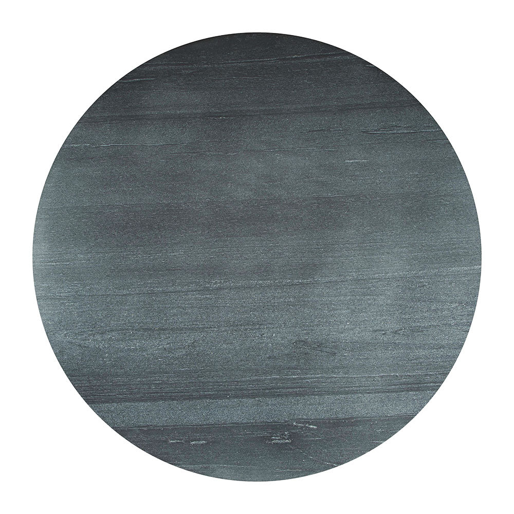 METROPOLIS DINING TABLE GRAY & SILVER