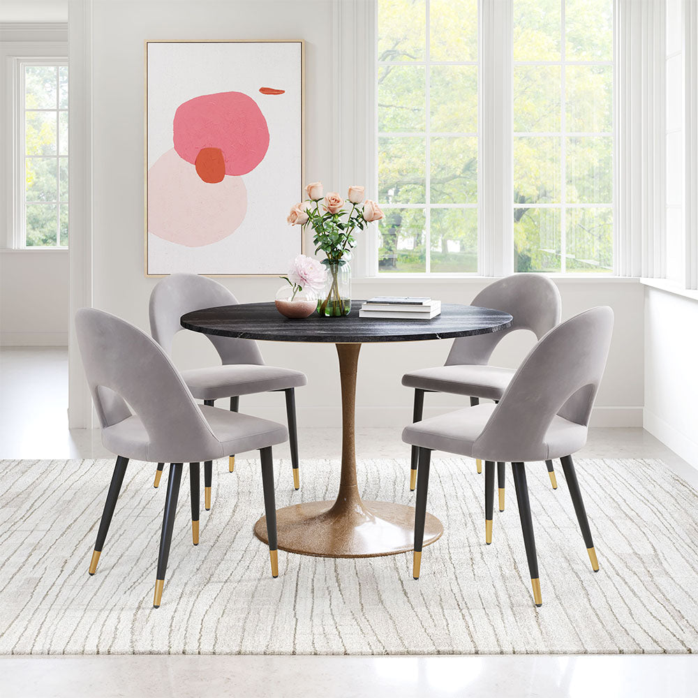 MENLO DINING CHAIR GRAY