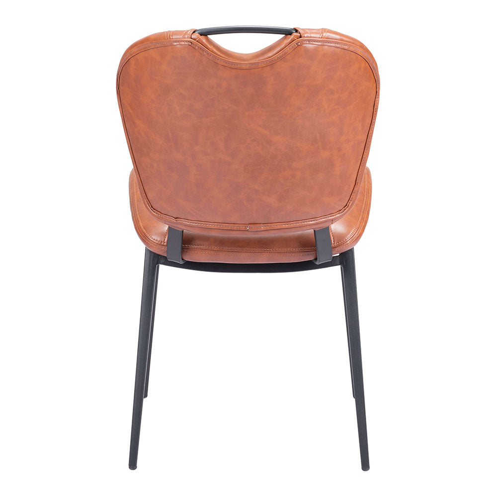 TERRENCE DINING CHAIR VINTAGE BROWN