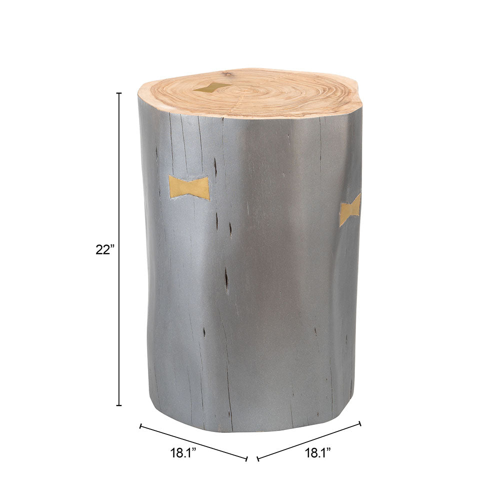 SUGRA END TABLE GRAY