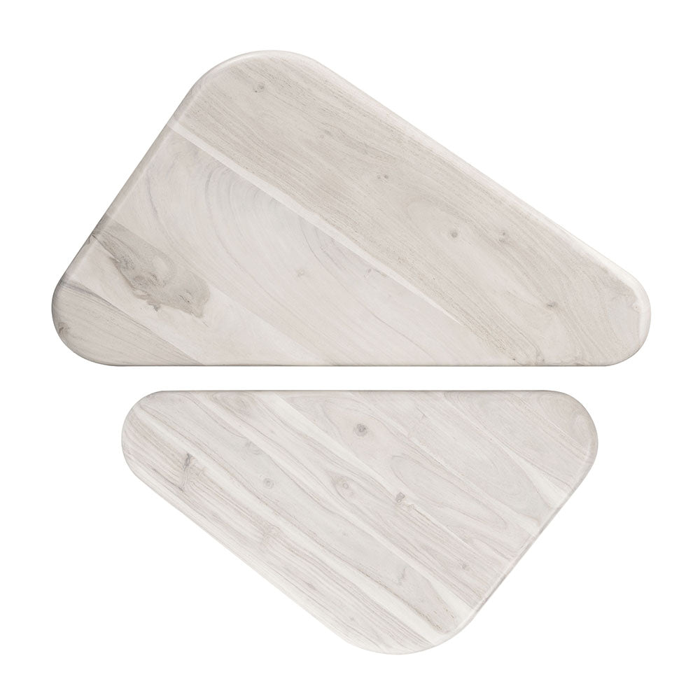NAVIDIC COFFEE TABLE SET WHITEWASHED