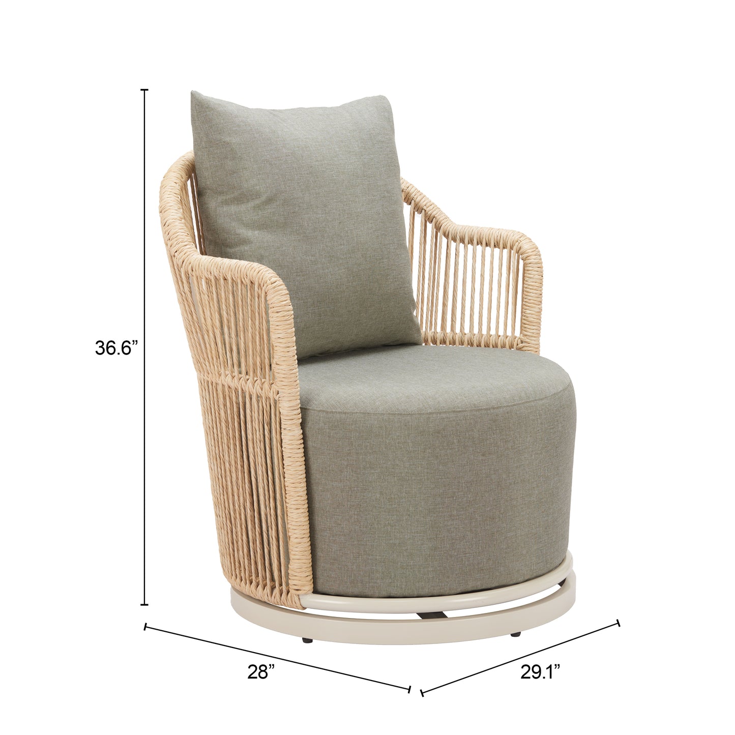 LANAI SWIVEL CHAIR MULTICOLOR