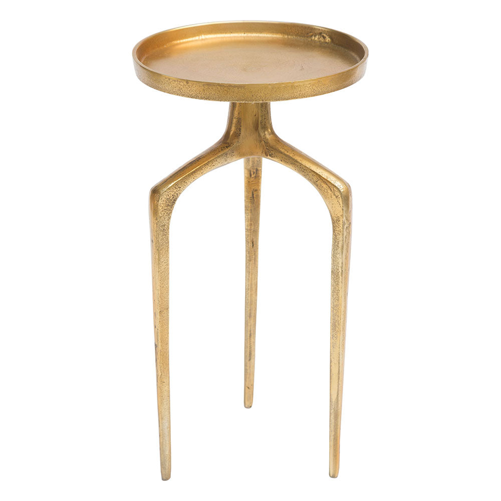 COMO ACCENT TABLE SET ANTIQUE GOLD