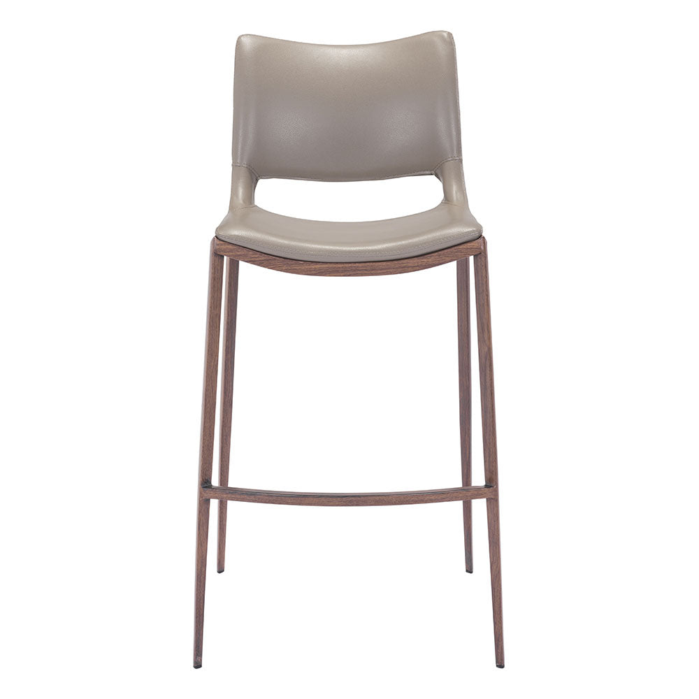 ACE BARSTOOL BROWN & WALNUT