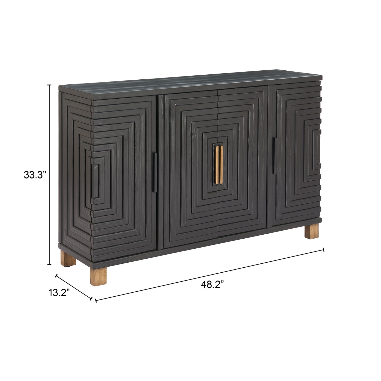 TRAZO CABINET BLACK